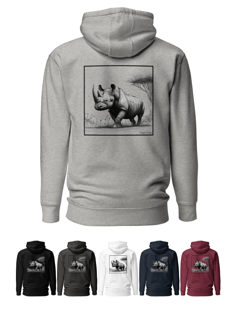 Savannah Black Rhino - Hoodie