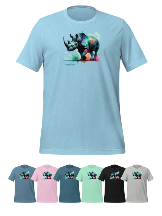 Splash the Black Rhino - T-Shirt