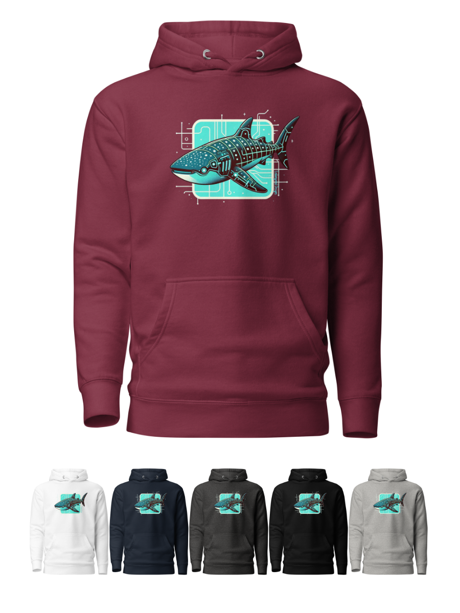 Cyberpunk'd Whale Shark - Hoodie