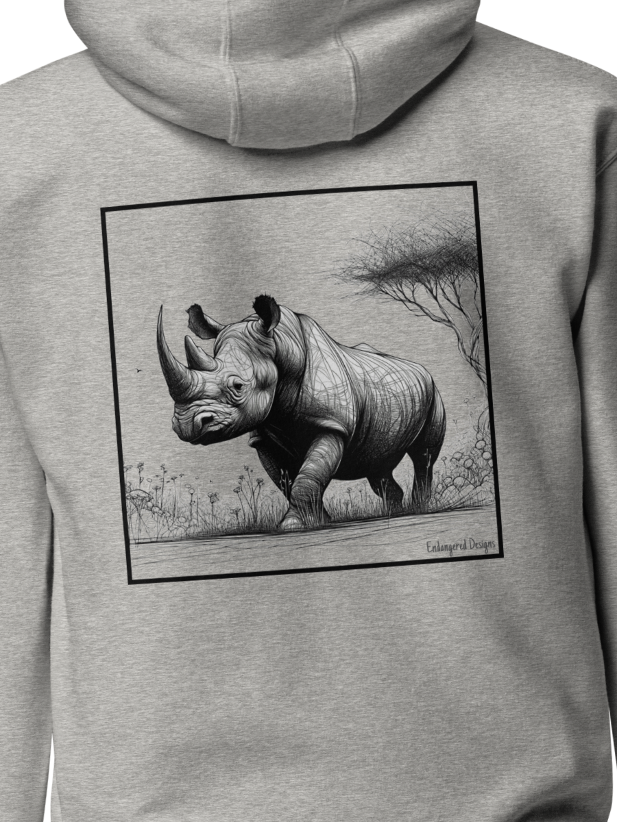 Savannah Black Rhino - Hoodie