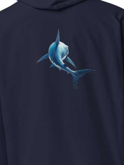 Swim Away - Great White Shark - Hoodie