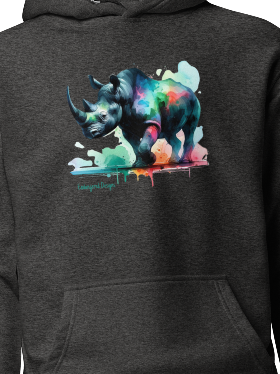 Splash the Black Rhino - Hoodie