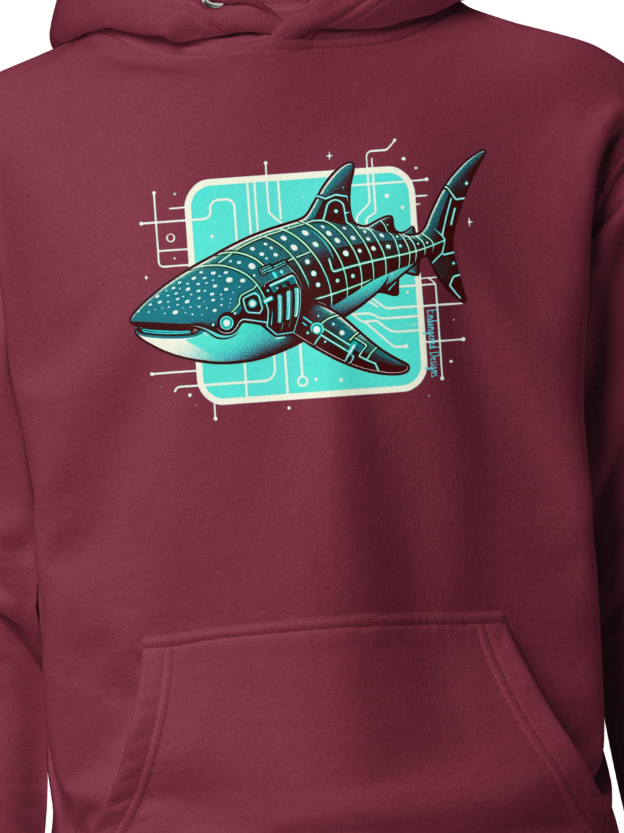 Cyberpunk'd Whale Shark - Hoodie