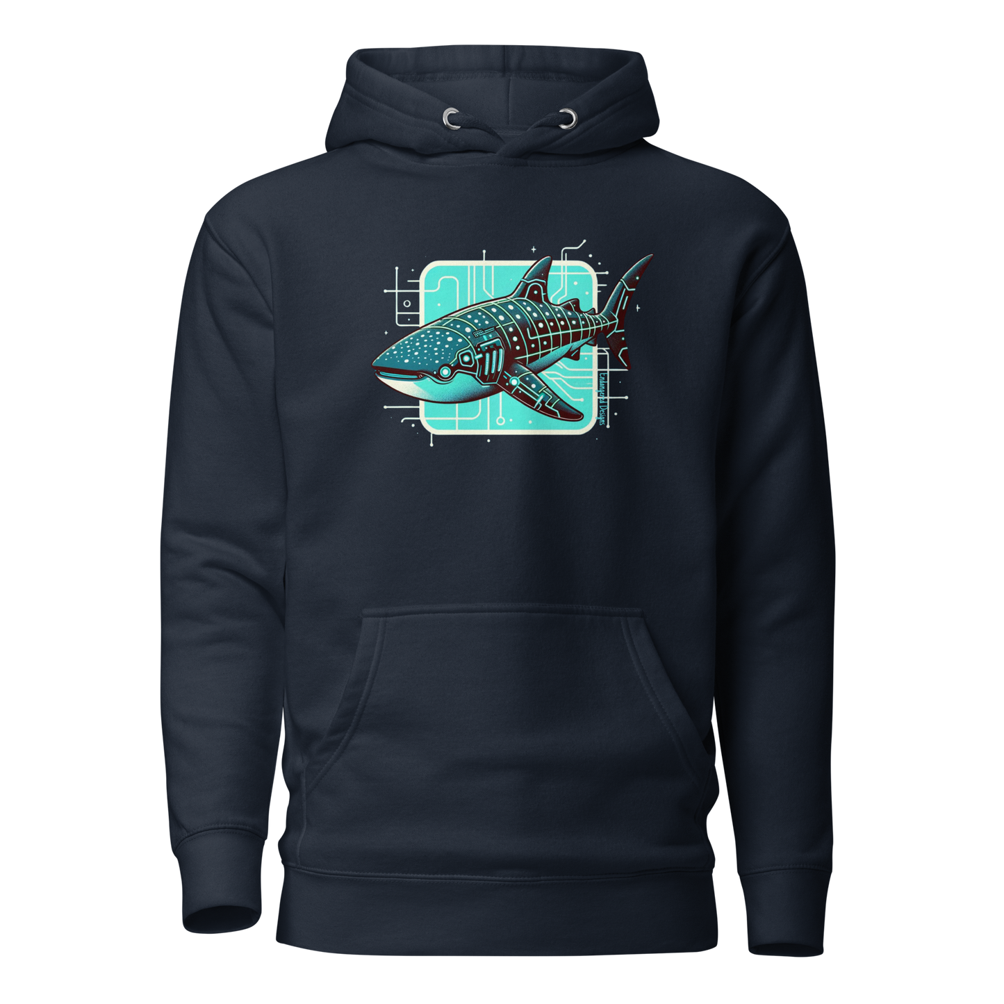 Cyberpunk'd Whale Shark - Hoodie