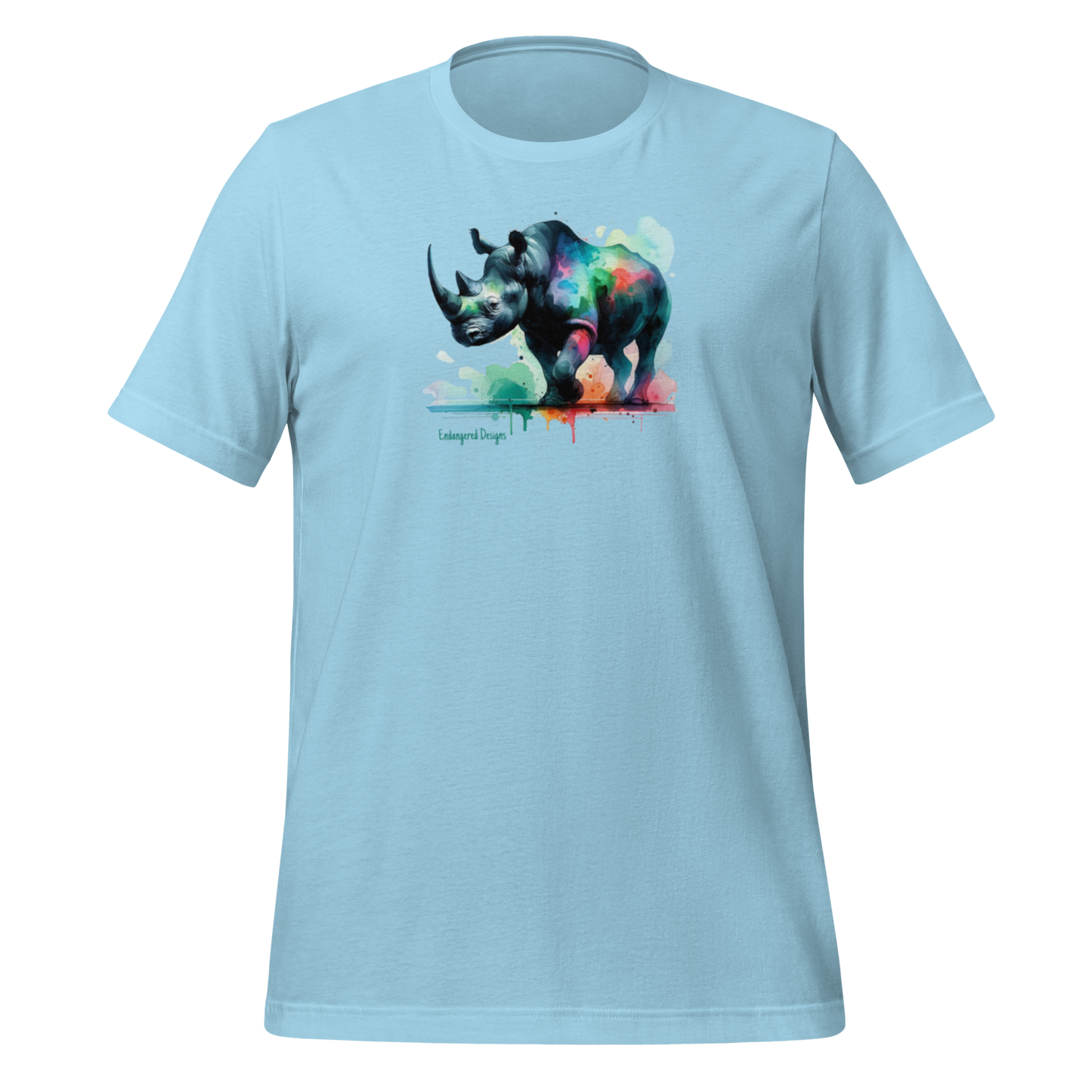 Splash the Black Rhino - T-Shirt